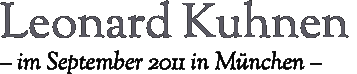 Leonard Kuhnen