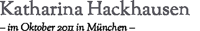 Katharina Hackhausen