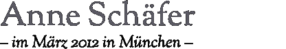 Anne Sch�fer